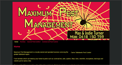 Desktop Screenshot of maxpestman.com