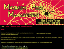 Tablet Screenshot of maxpestman.com